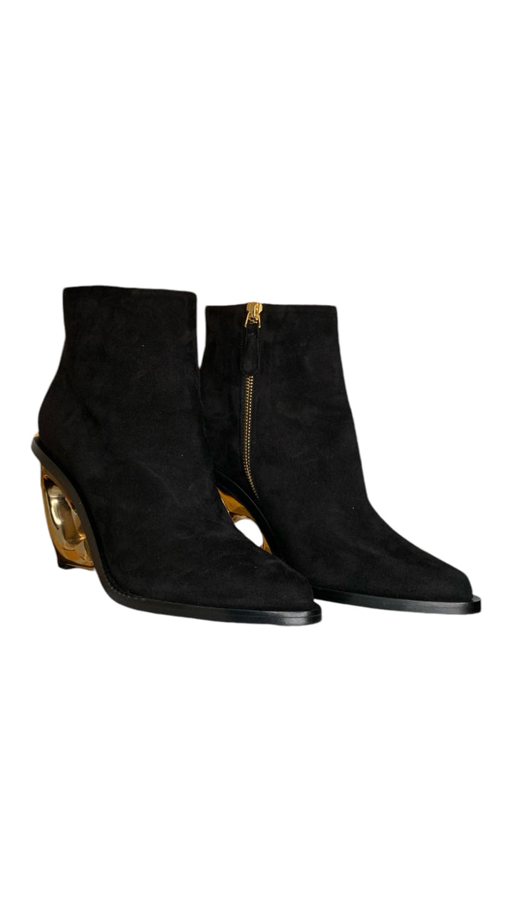 Alexander Mcqueen Size 37.5 Ankle Boots