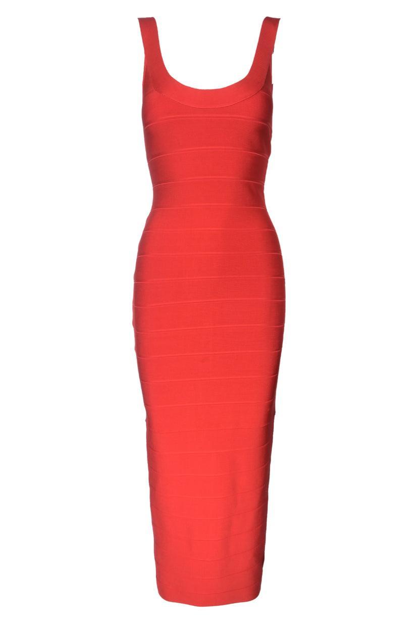 Herve Leger Size M Midi Bandage Dress
