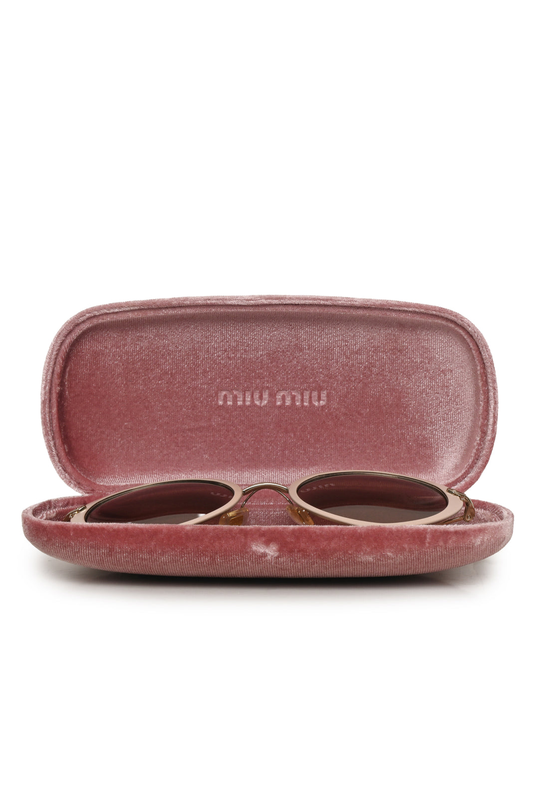 Miu Miu Heart Frame Sunglasses