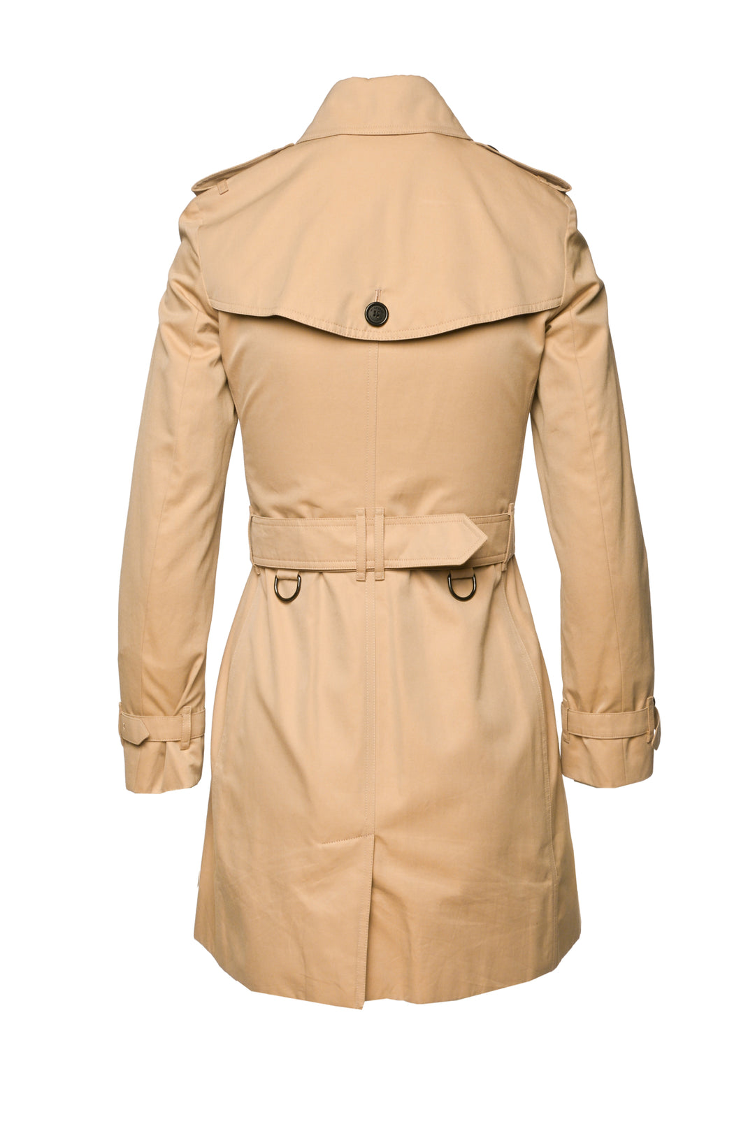 Burberry Size 0 Double Breasted Trench Coat