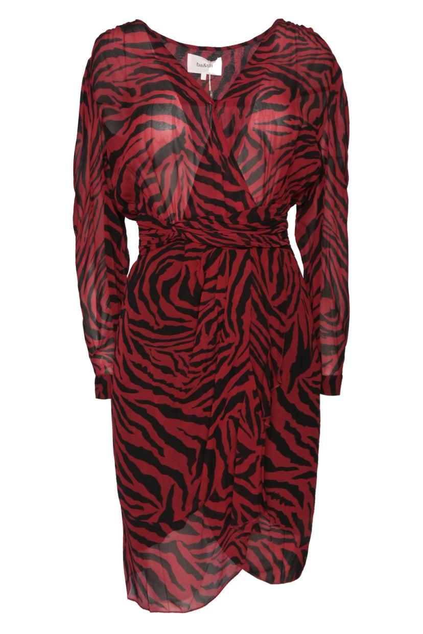 BA&SH Size 1 Zebra Print Mini Dress