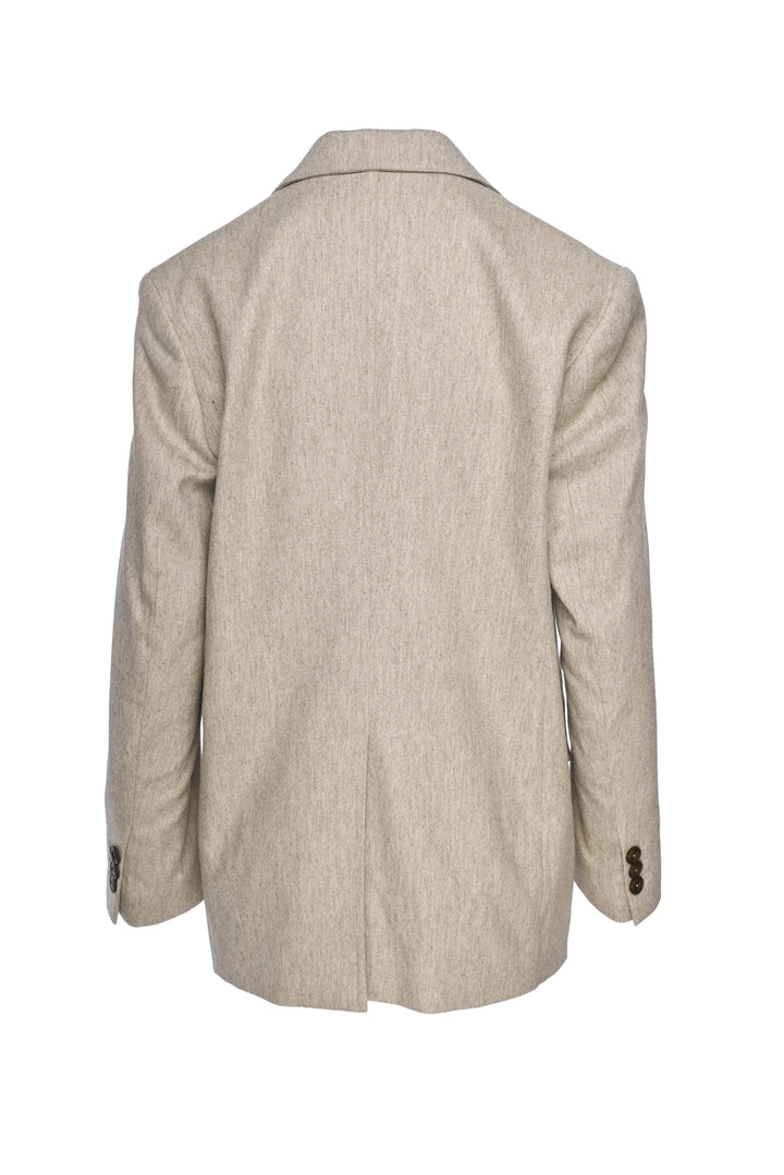 Low Classic Size S Wool Blend Melange Blazer
