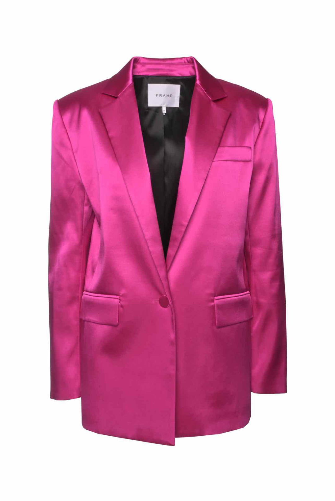 Frame Size S Satin Single Breasted Blazer