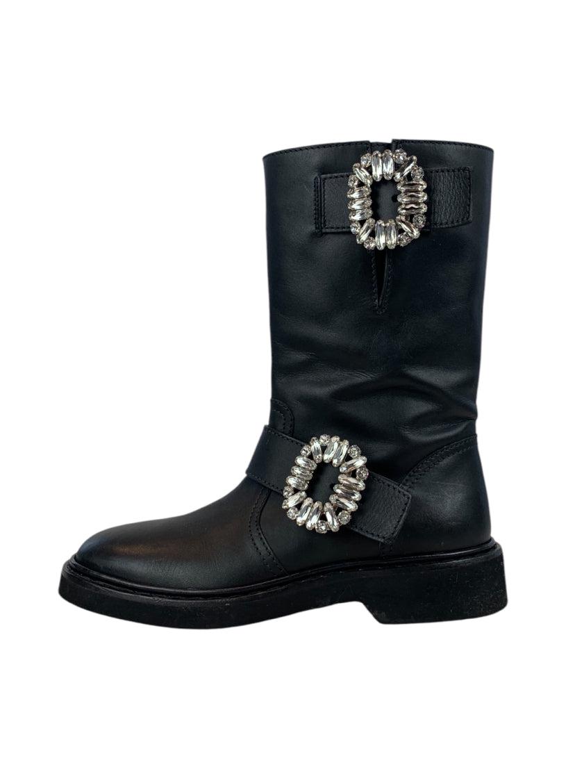 Roger Vivier Size 35 Viv Biker Boot 25