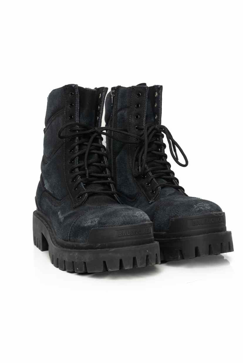 Balenciaga Size 39 Lace-up Combat Boots