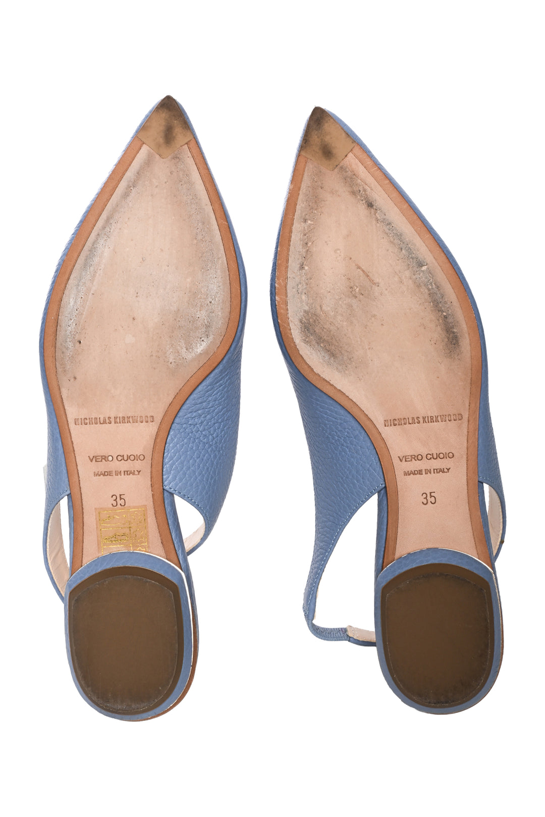 Nicholas Kirkwood Size 35 Beya Slingback Flats