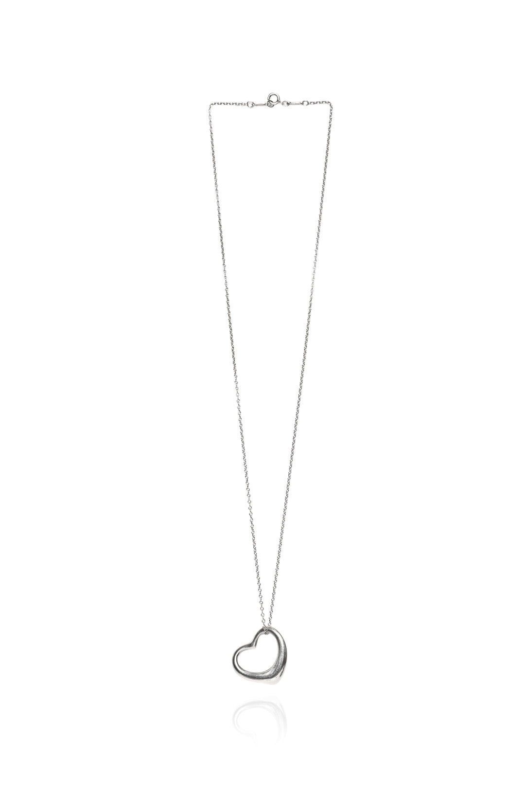 Tiffany & Co Elsa Peretti Open Heart Pendant Necklace