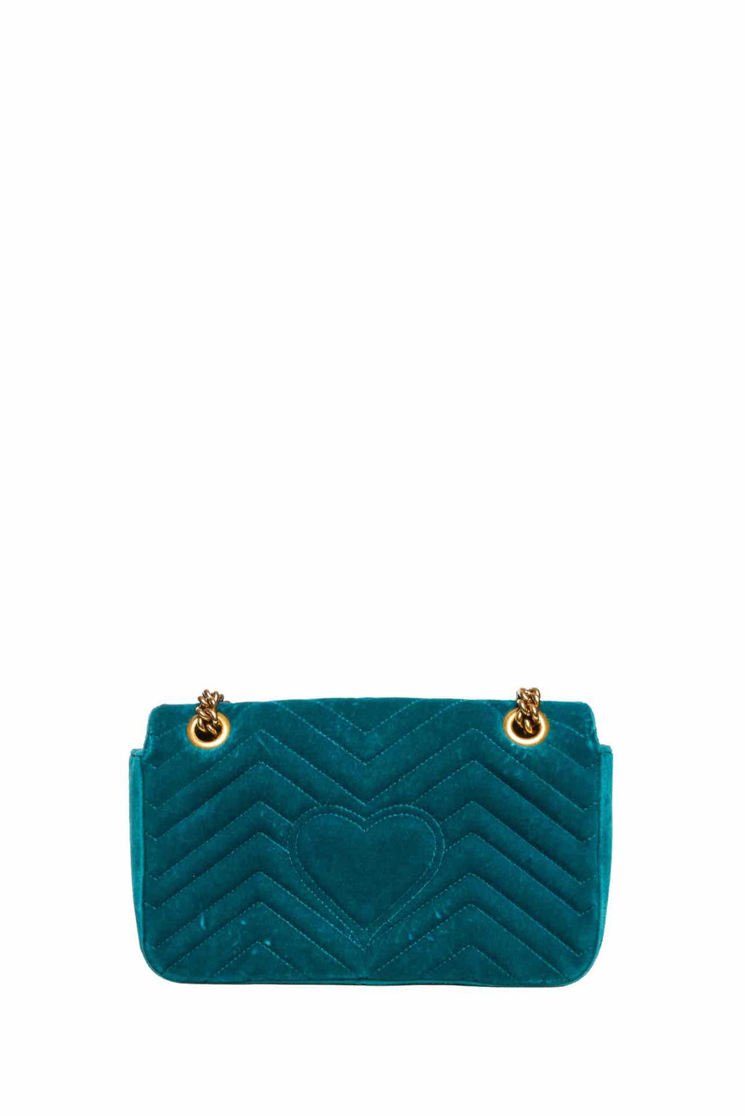 Gucci Velvet Matelasse GG Marmont Small Shoulder Bag
