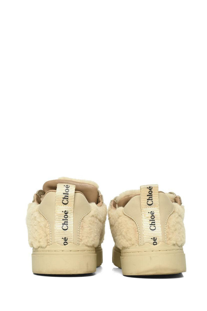 Chloe Size 35 Lauren Shearling Sneakers