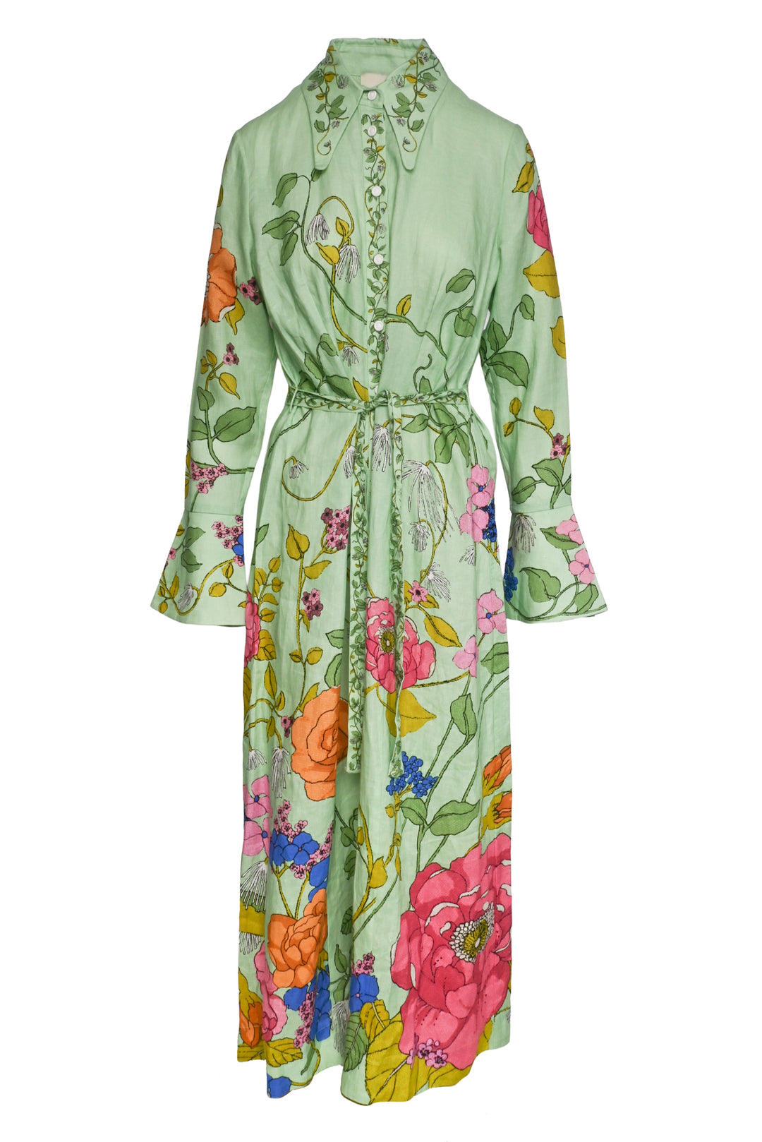 Alemais Size 10 Olivia Shirt Dress