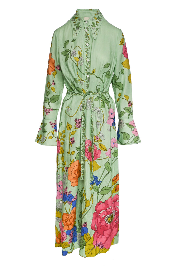 Alemais Size 10 Olivia Shirt Dress