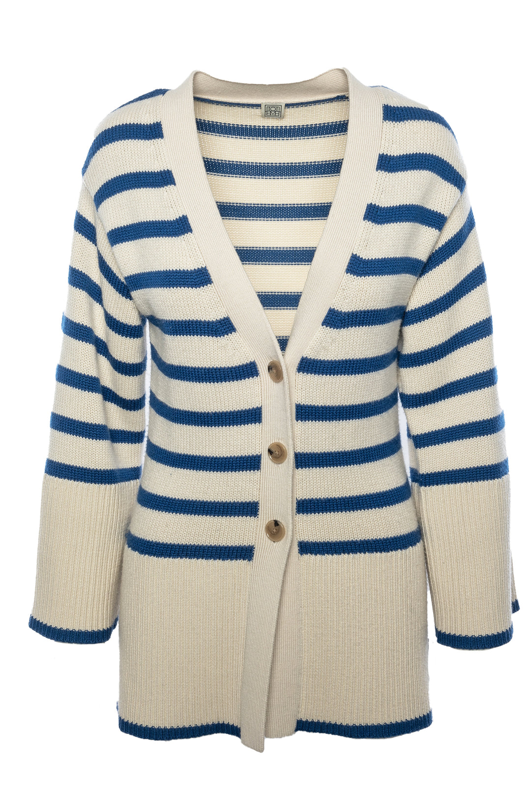 Toteme Size S Striped Cardigan