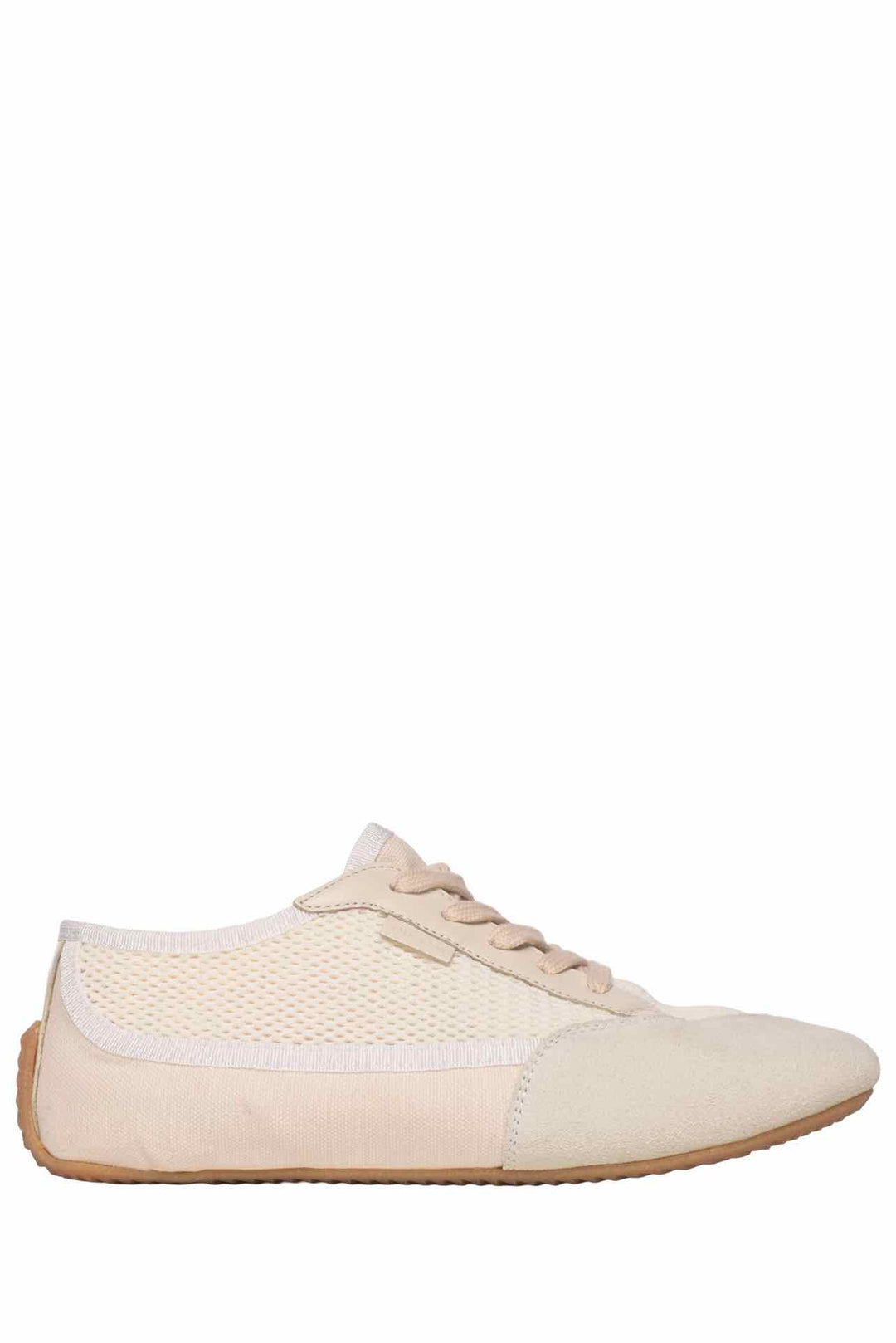 The Row Size 37.5 Bonnie Suede & Mesh Sneaker