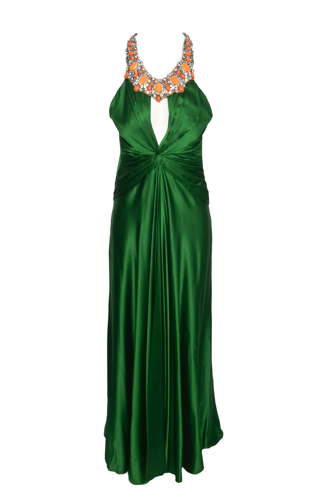 Jenny Packham Size 6  Embellished Collar Gown