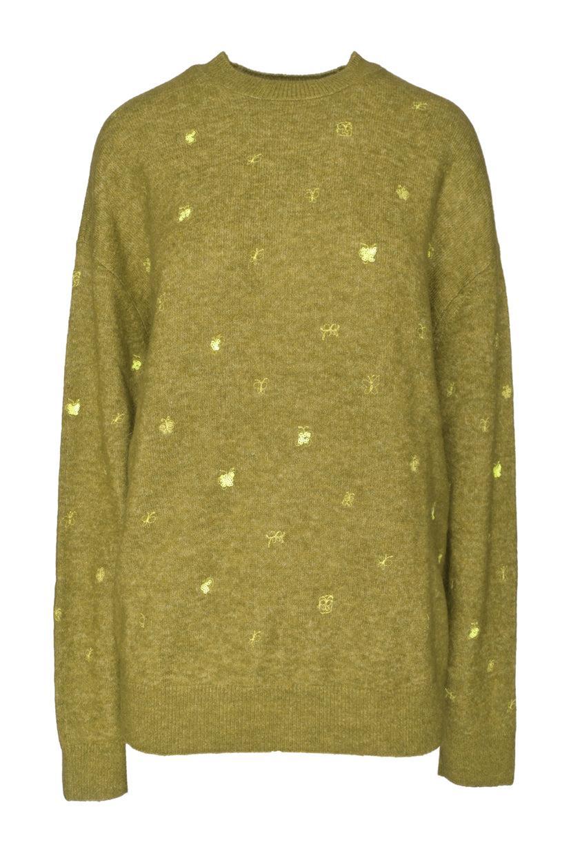 JNBY Size M Butterfly Embroidered Sweater