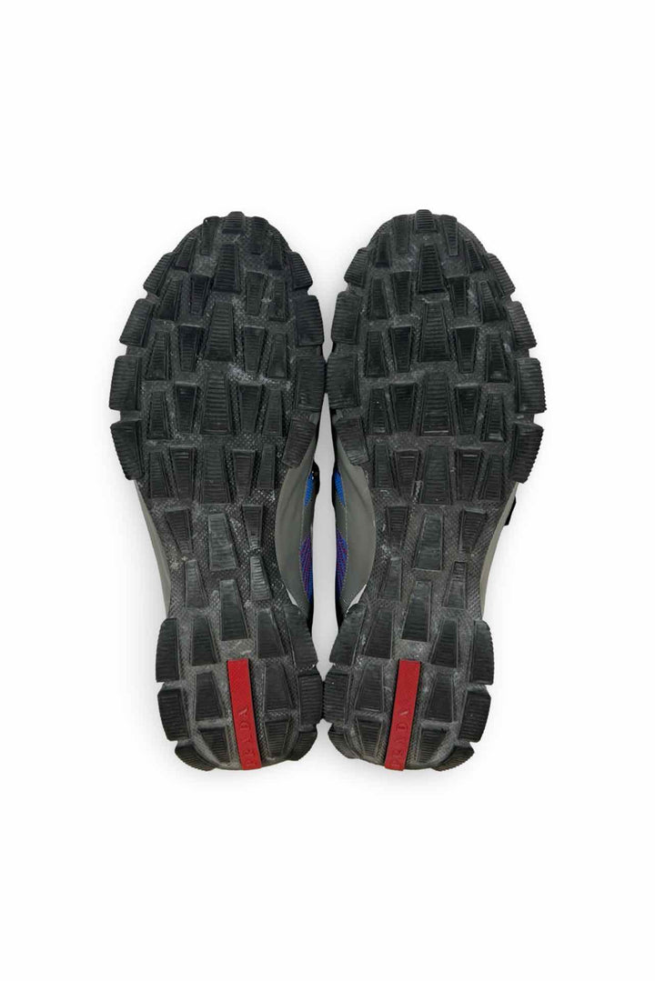 Prada Size 11 Men's Knit Velcro Strap Sneakers