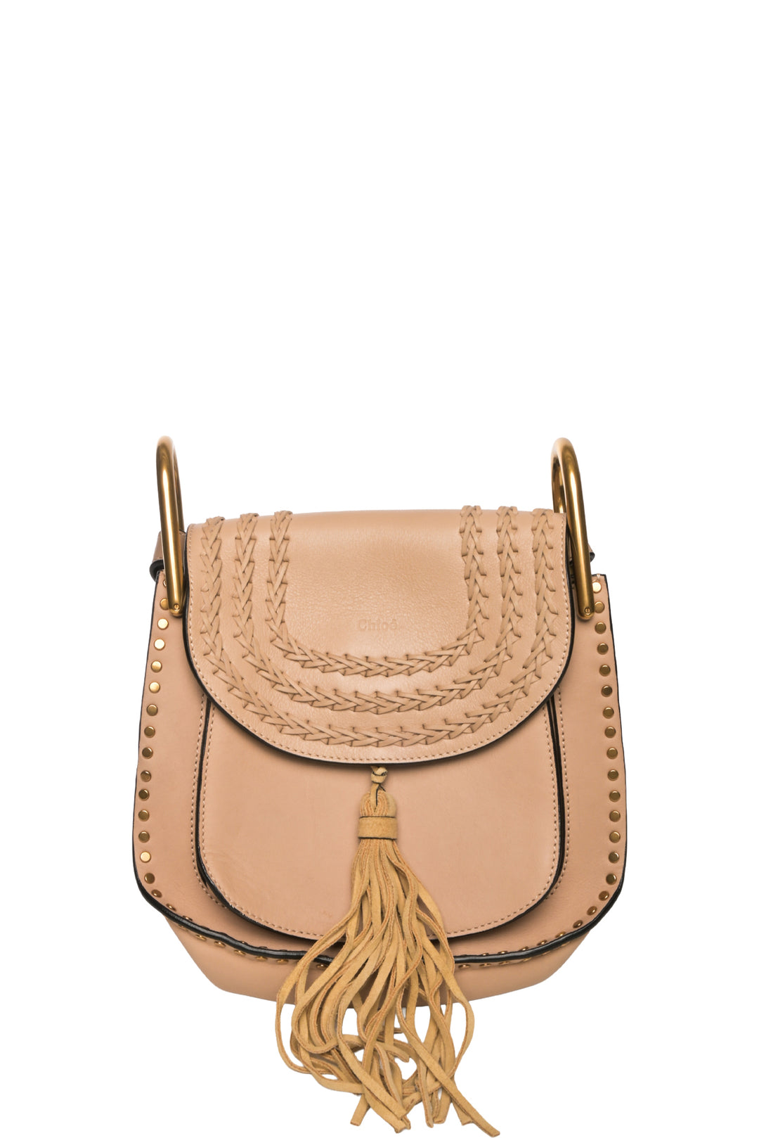 Chloe Braided Leather Hudson Crossbody