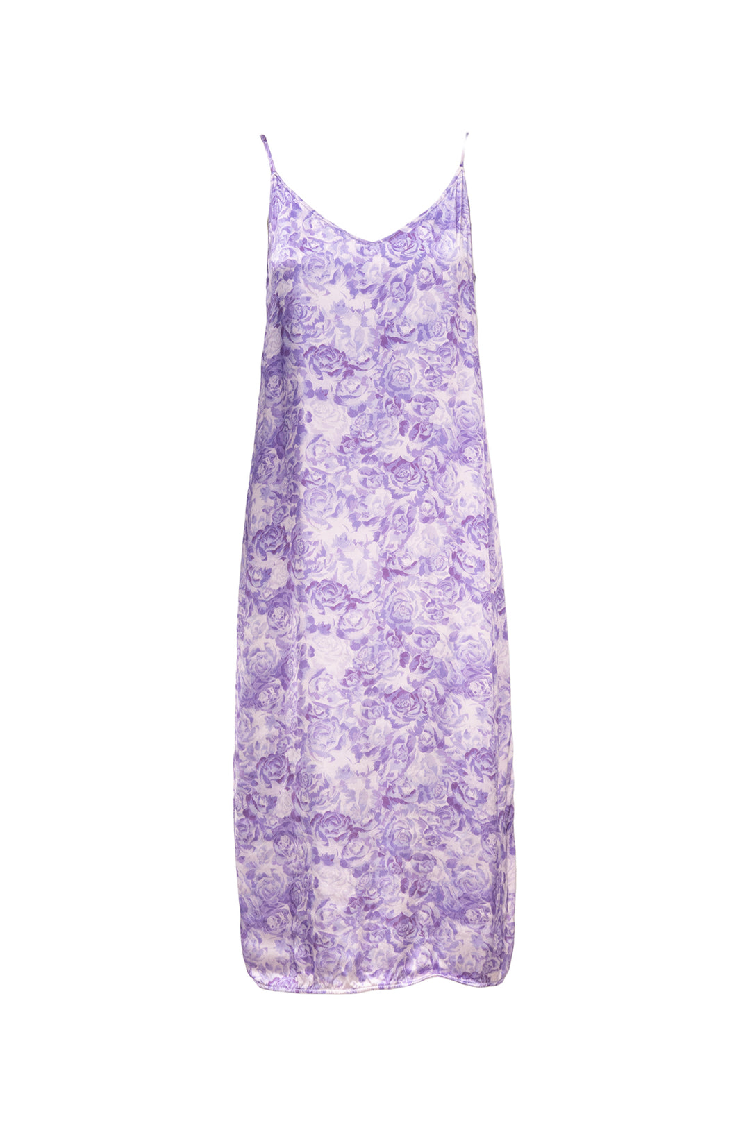 Ganni Size 40 Floral Print Midi Shift Dress
