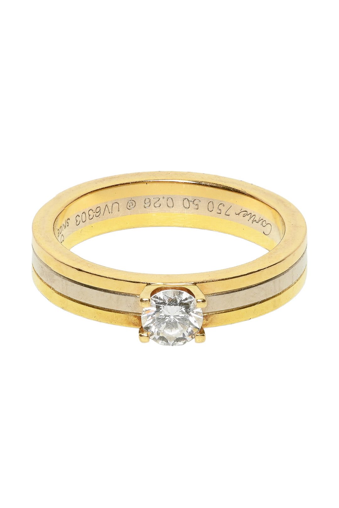 Cartier Size 5.5 Vendome Louis Cartier Solitaire Ring