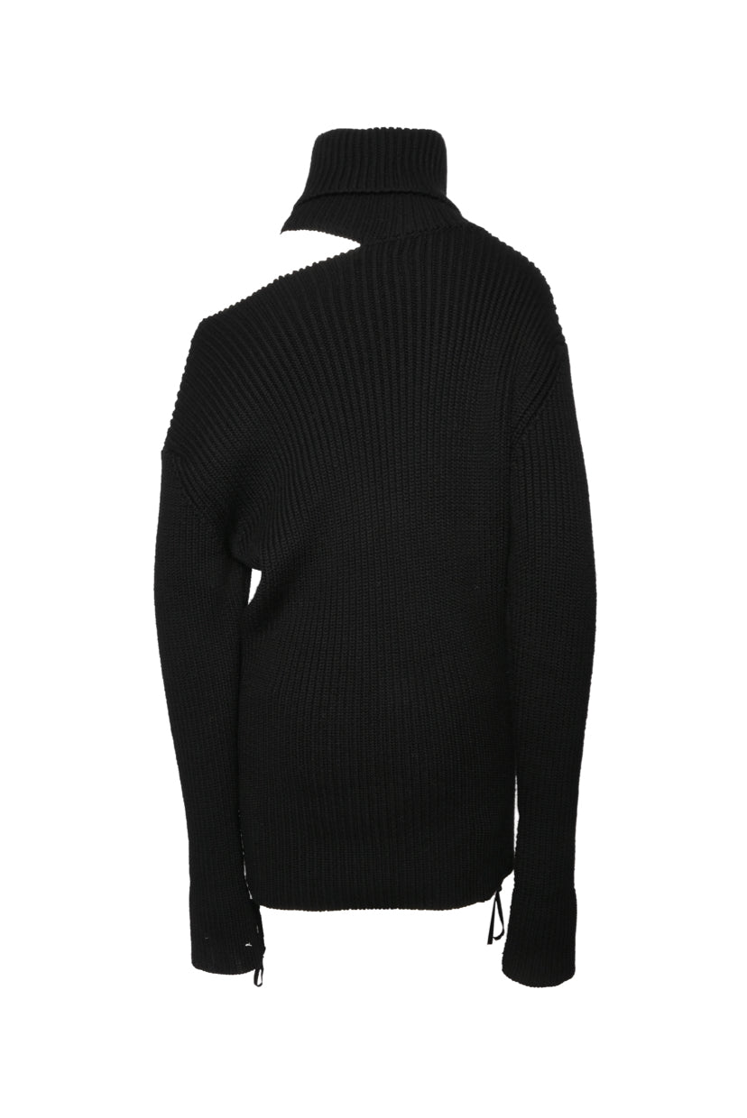 Monse Size XS Cutout Crewneck Sweater