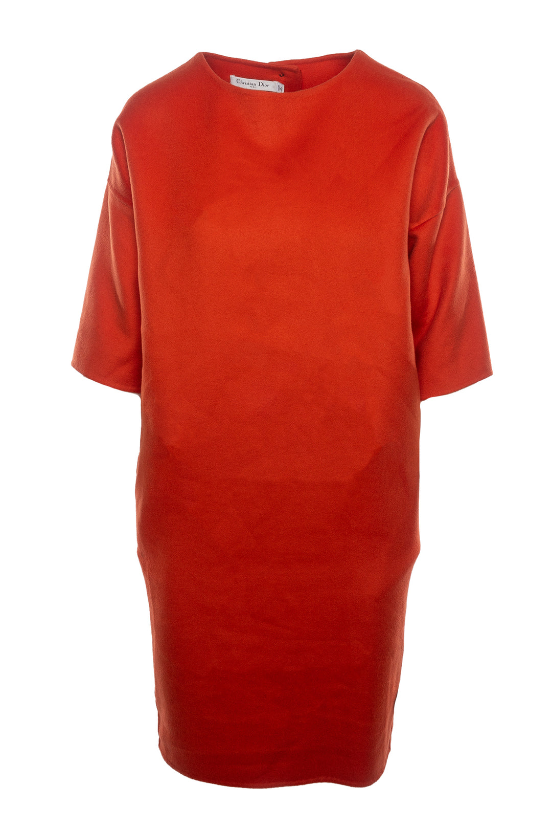 Christian Dior Size 2 Cashmere Button Back Dress