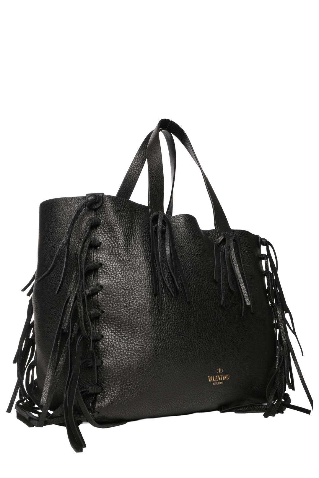 Valentino C-Rockee Fringe Tote