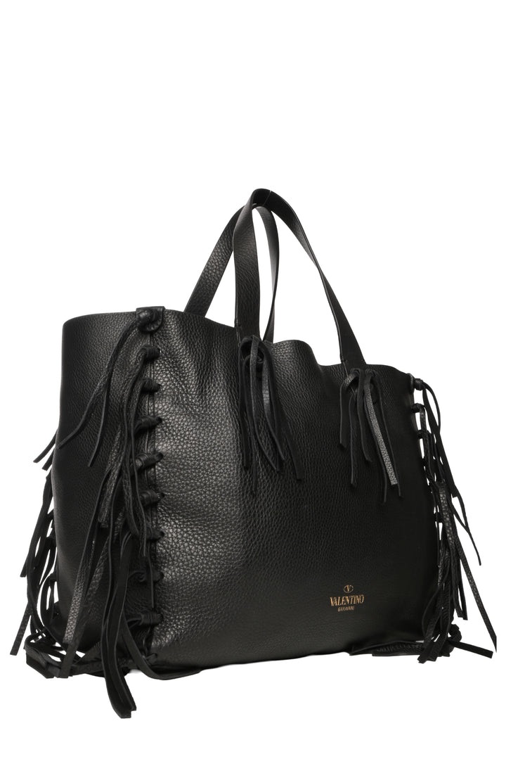Valentino C-Rockee Fringe Tote