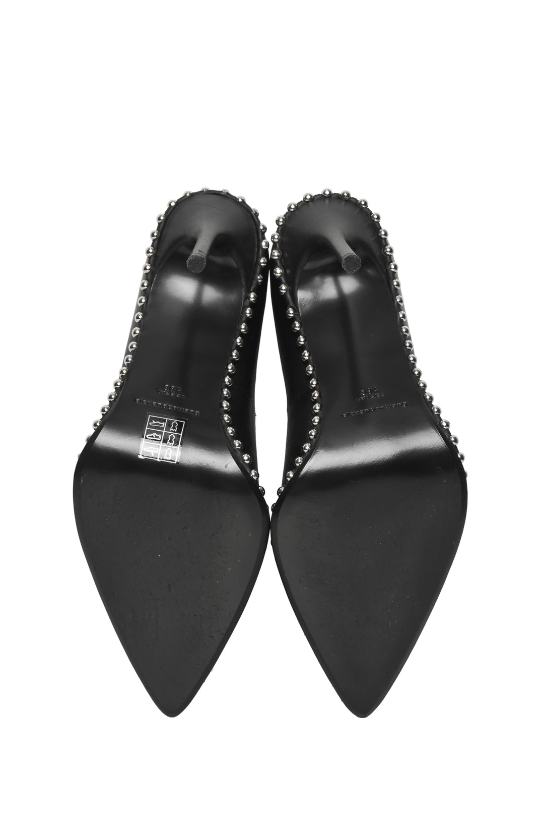 Alexander Wang Size 38.5 Rie Studded Leather Pumps