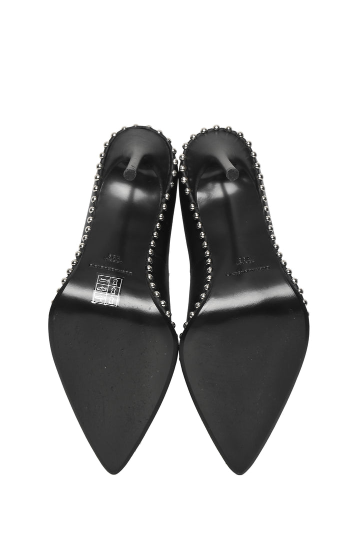 Alexander Wang Size 38.5 Rie Studded Leather Pumps