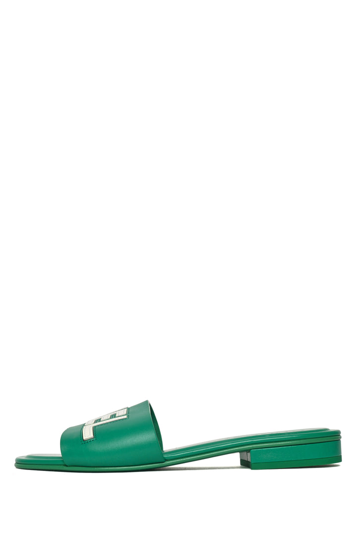 Chanel Size 38.5 2023 Logo Slip On sandal