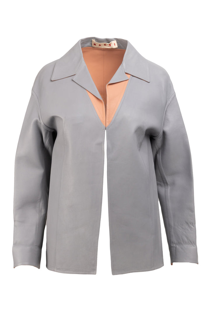 Marni Size 38 Reversible Leather Jacket