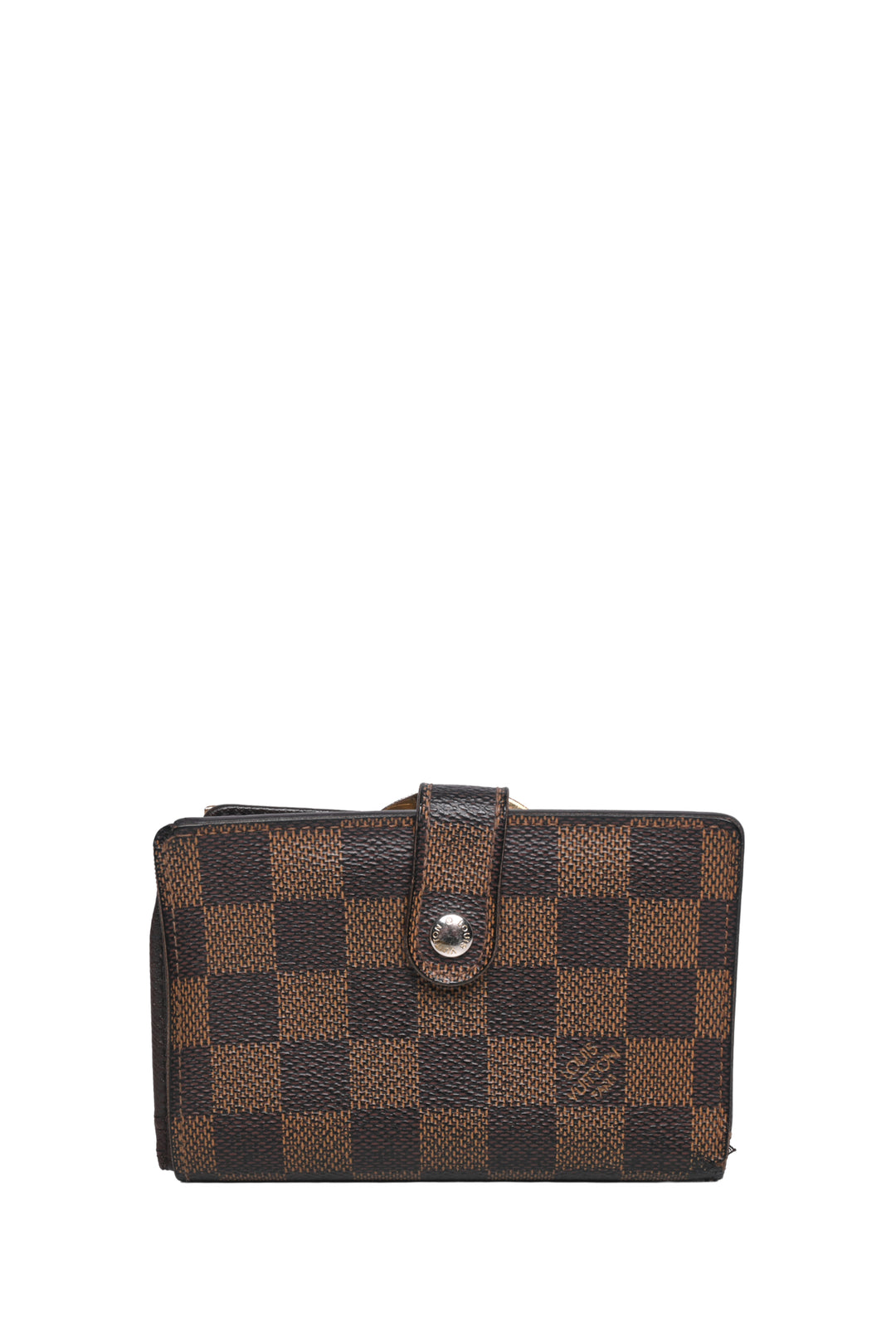 Louis Vuitton 2006 Damier Ebene French Purse Wallet