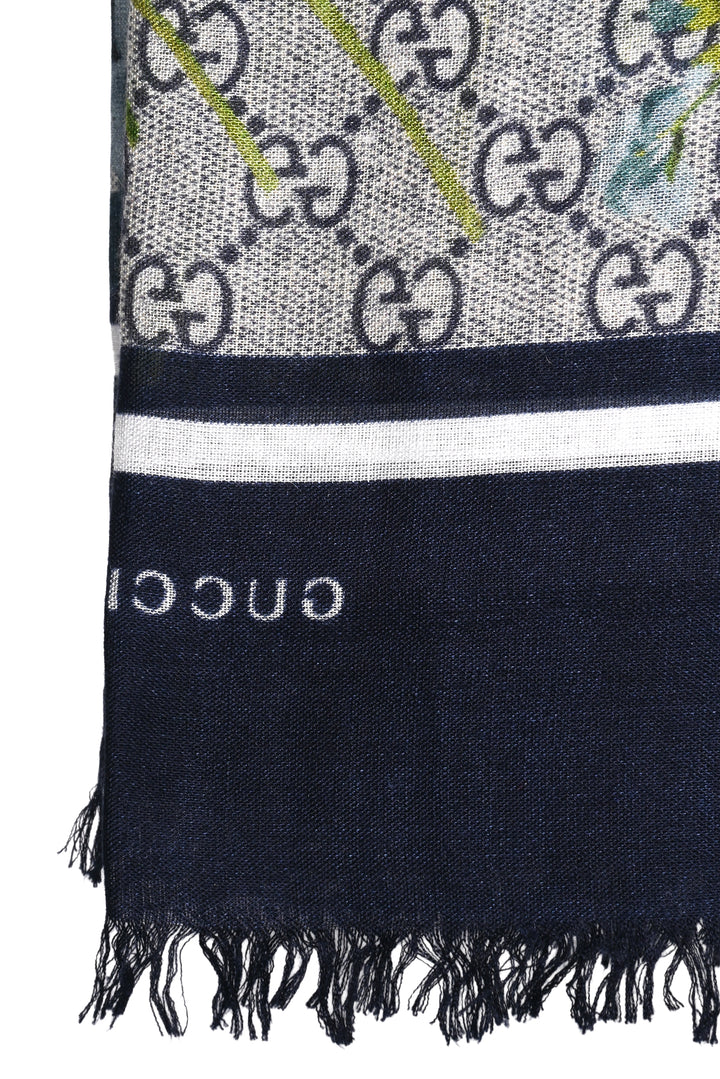 Gucci GG Blooms Shawl Scarf