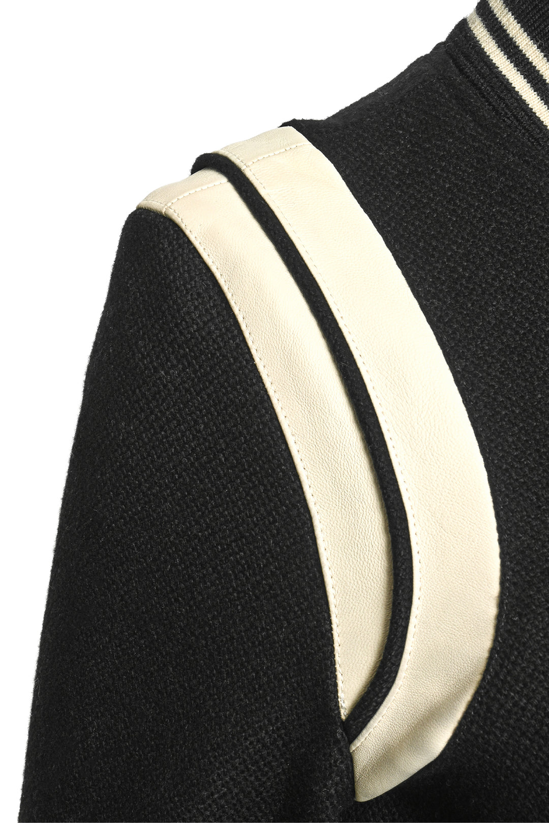 Saint Laurent Size 2 2021 Teddy Two-Band Bomber Jacket