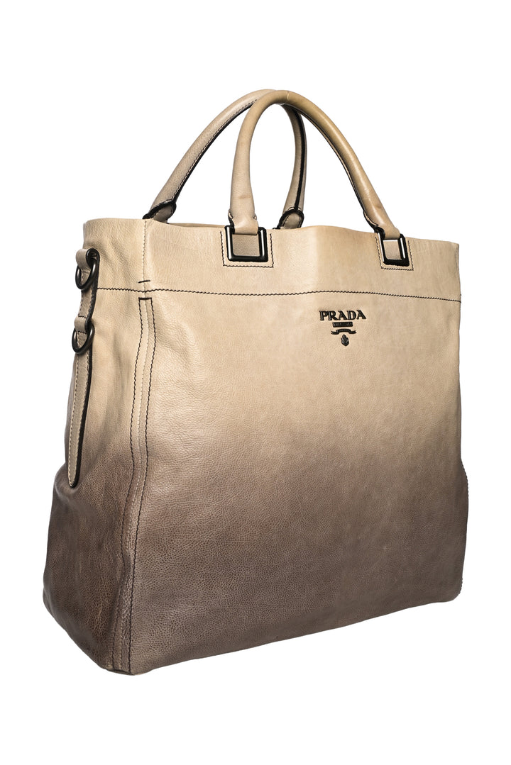 Prada Ombre Calfskin Glace Tote