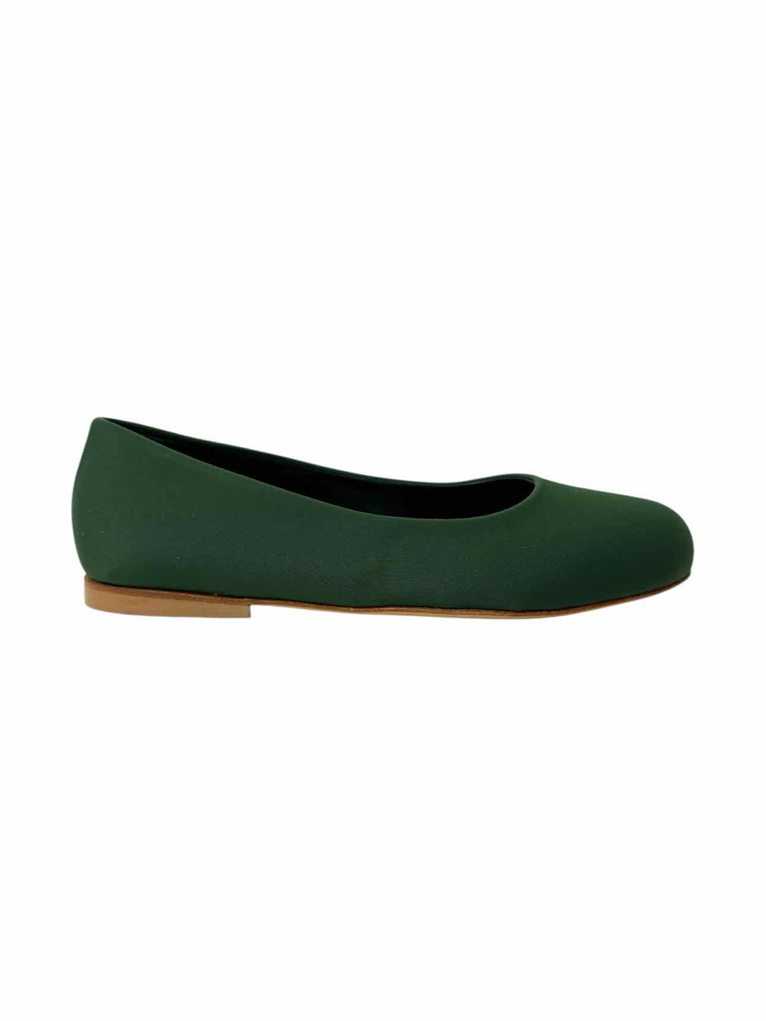 Marni Size 38 Green Fabric Ballet Flats