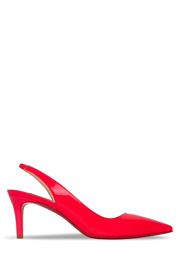 Christian Louboutin Size 39 Clare Slingback Patent Pumps