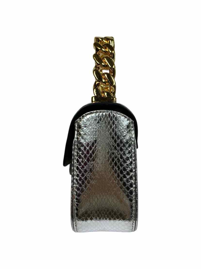 Versace La Medusa Metallic Mini Crossbody Bag