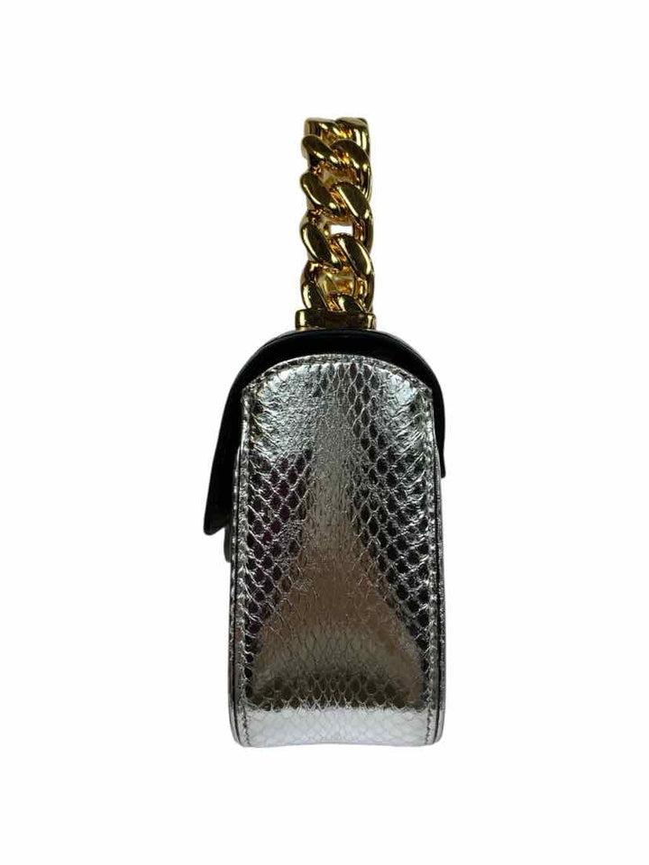 Versace La Medusa Metallic Mini Crossbody Bag