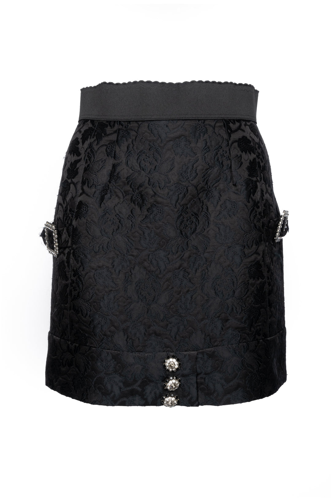 Dolce & Gabbana Size 40 Jacquard Mini Skirt