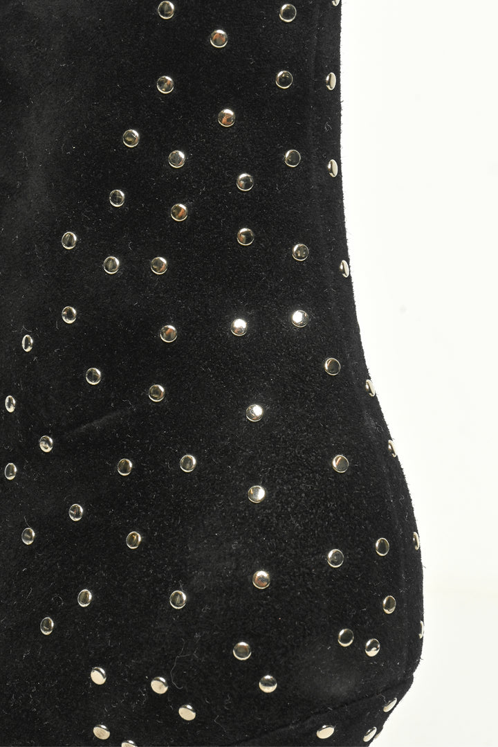 Saint Laurent Size 36.5 Kiki Studded Ankle Boots