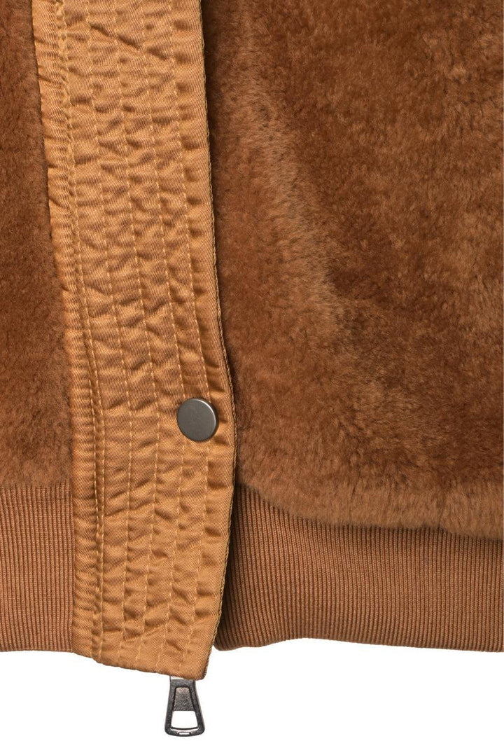 Liven Size 42 Shearling Bomber Jacket