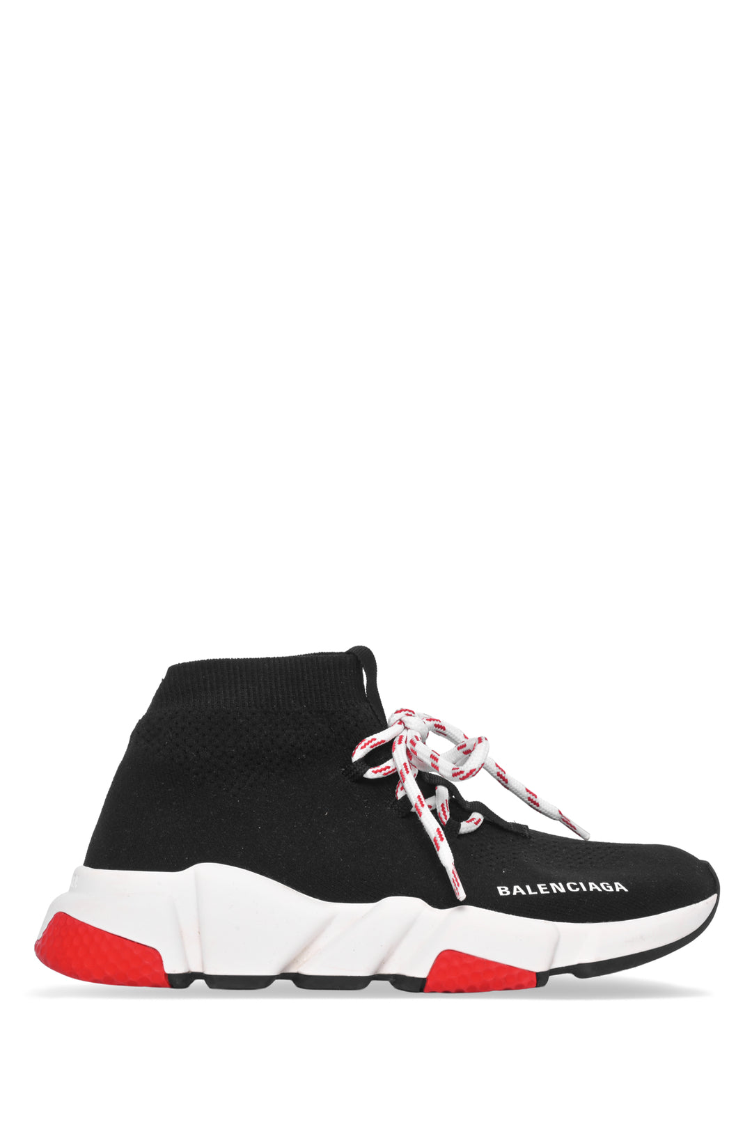 Balenciaga Size 37 Knit Speed Lace Up Sneaker