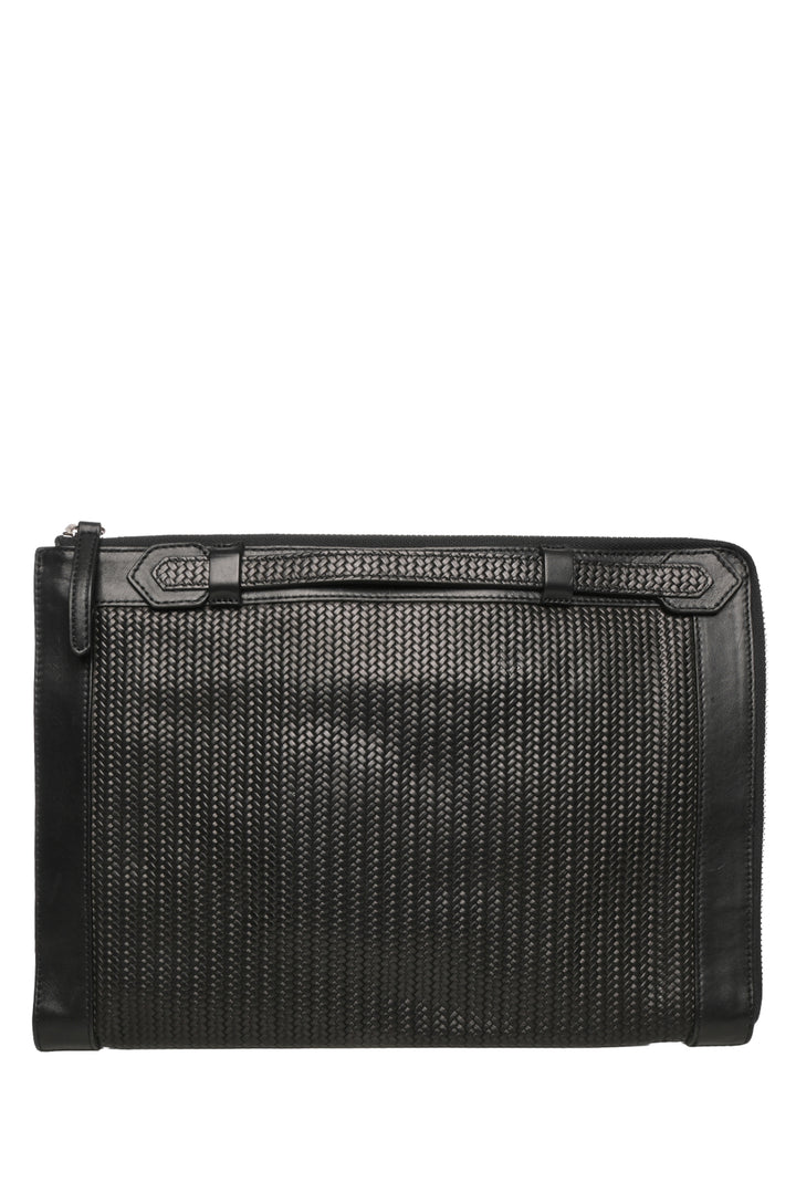 Christian Louboutin Woven Leather Large Pouch