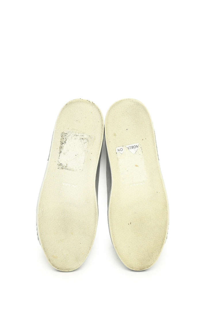 Prada Size 37.5 Metallic Sneakers