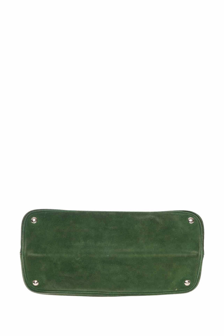 Prada Saffiano-Trimmed Scamosciato Double Tote