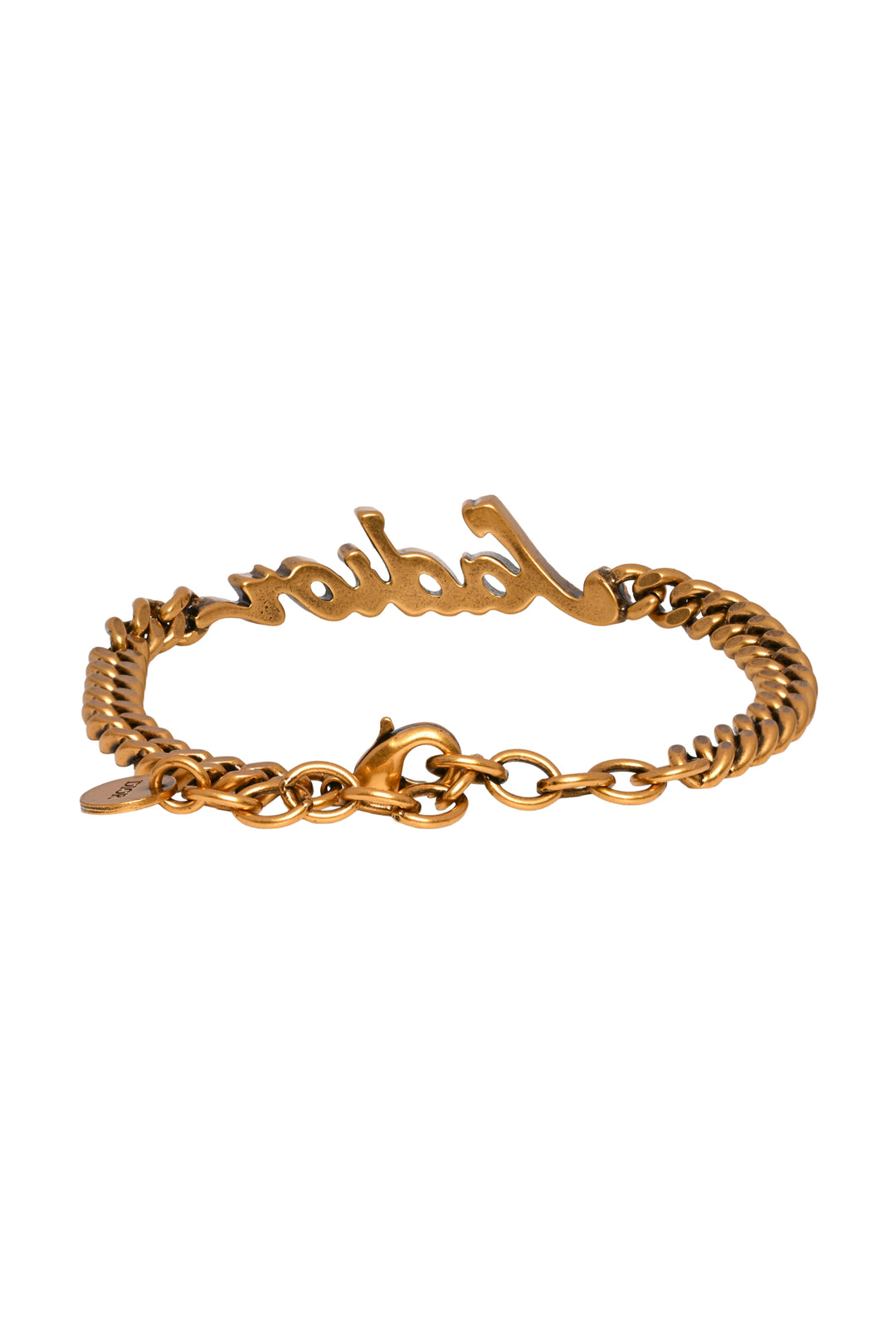 Dior J'Adior Antique Gold Finish Metal & Crystal Bracelet
