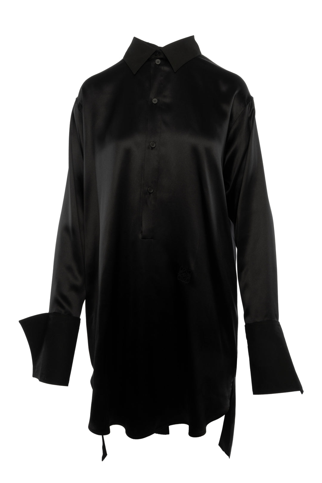 Loewe Size 34 Convertible Silk Shirt Dress