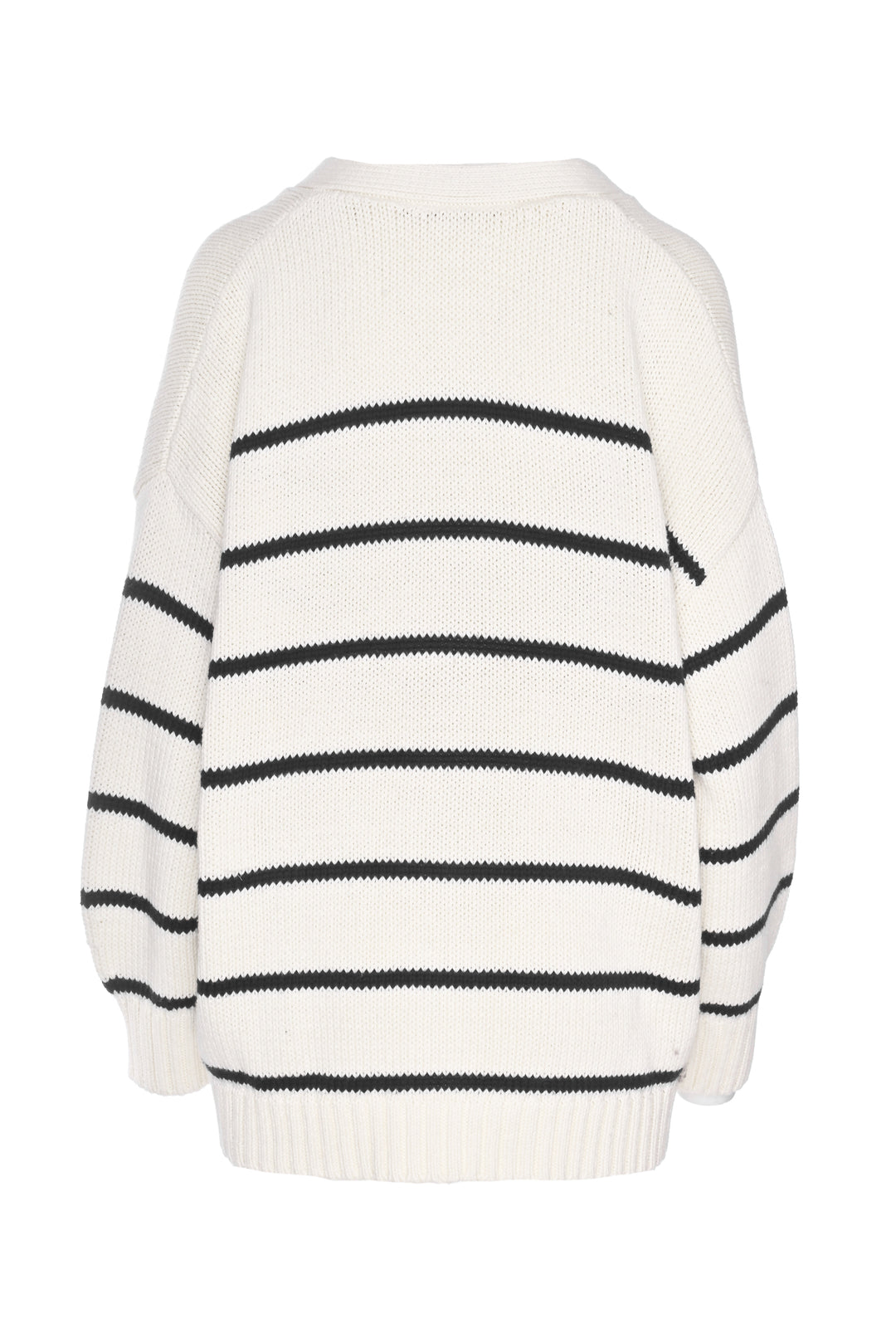Jenni Kayne Size S Cotton Striped Cardigan