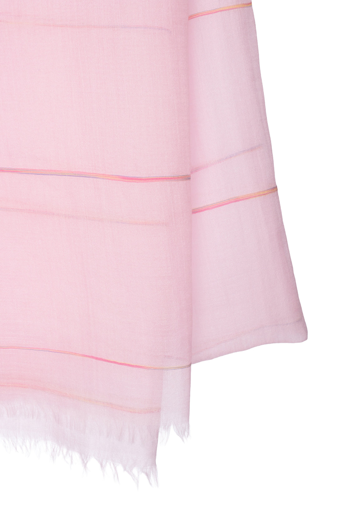 Loro Piana Cashmere & Cotton Striped Scarf